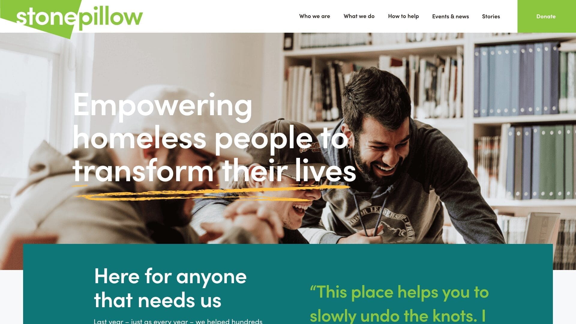 Stonepillow Updated Home Page